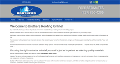 Desktop Screenshot of brothersroofingservice.com